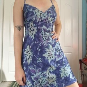 Victoria's Secret Silk Floral Slip Dress Medium